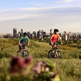 Nose Hill Park and view to Calgary Skyline - Credit Travel Alberta