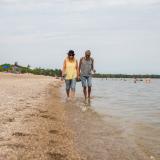 Gimli Beach am Lake Winnipeg