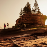 Bay of Fundy in Nova Scotia